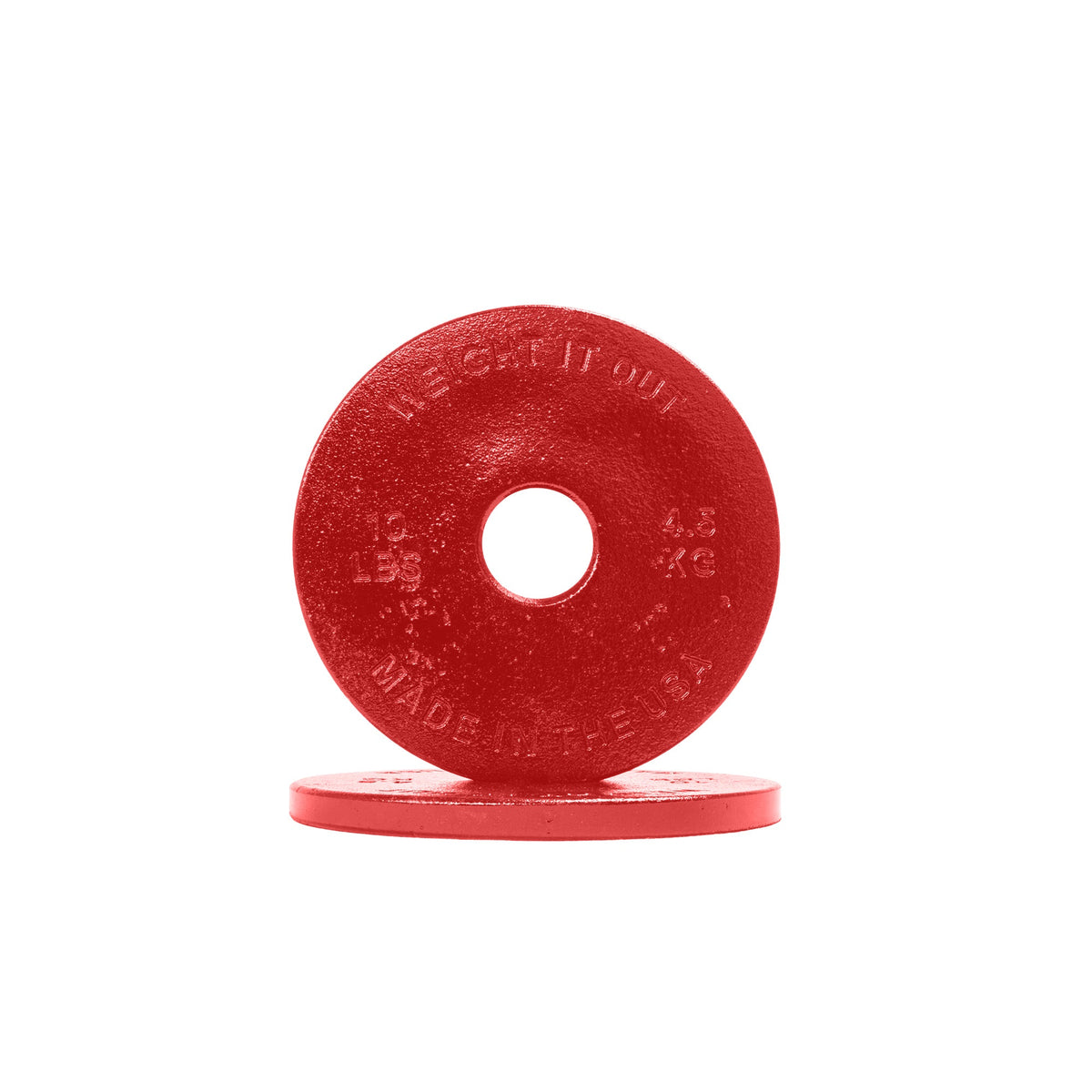 Standard 1" Center Hole Cast Iron Machined Weight Plate Pairs