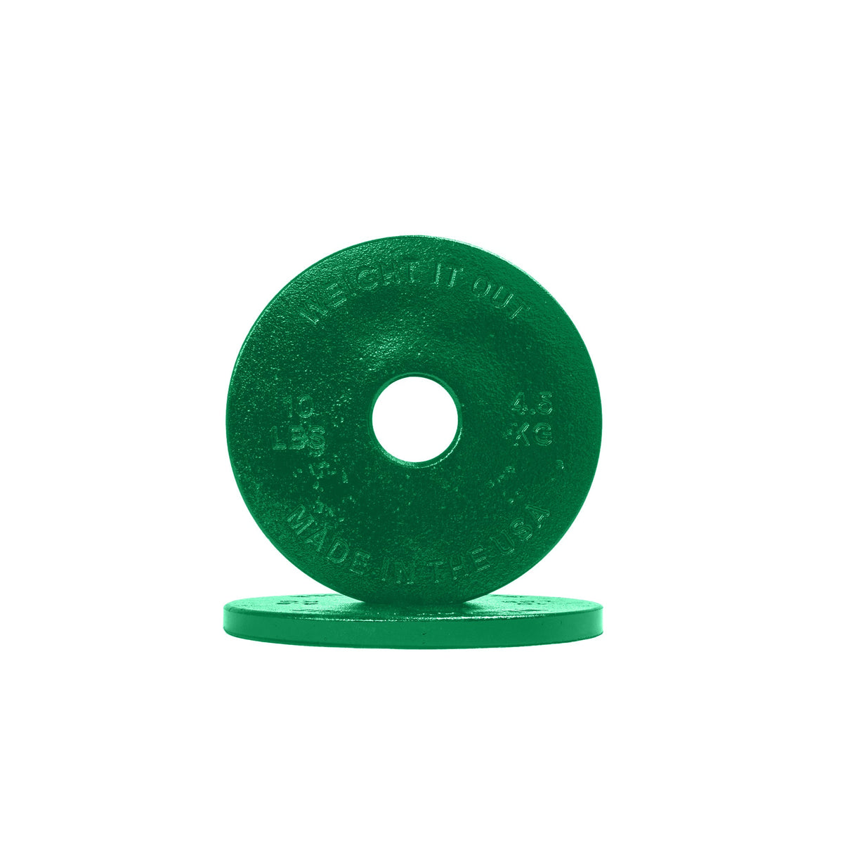 Standard 1" Center Hole Cast Iron Machined Weight Plate Pairs