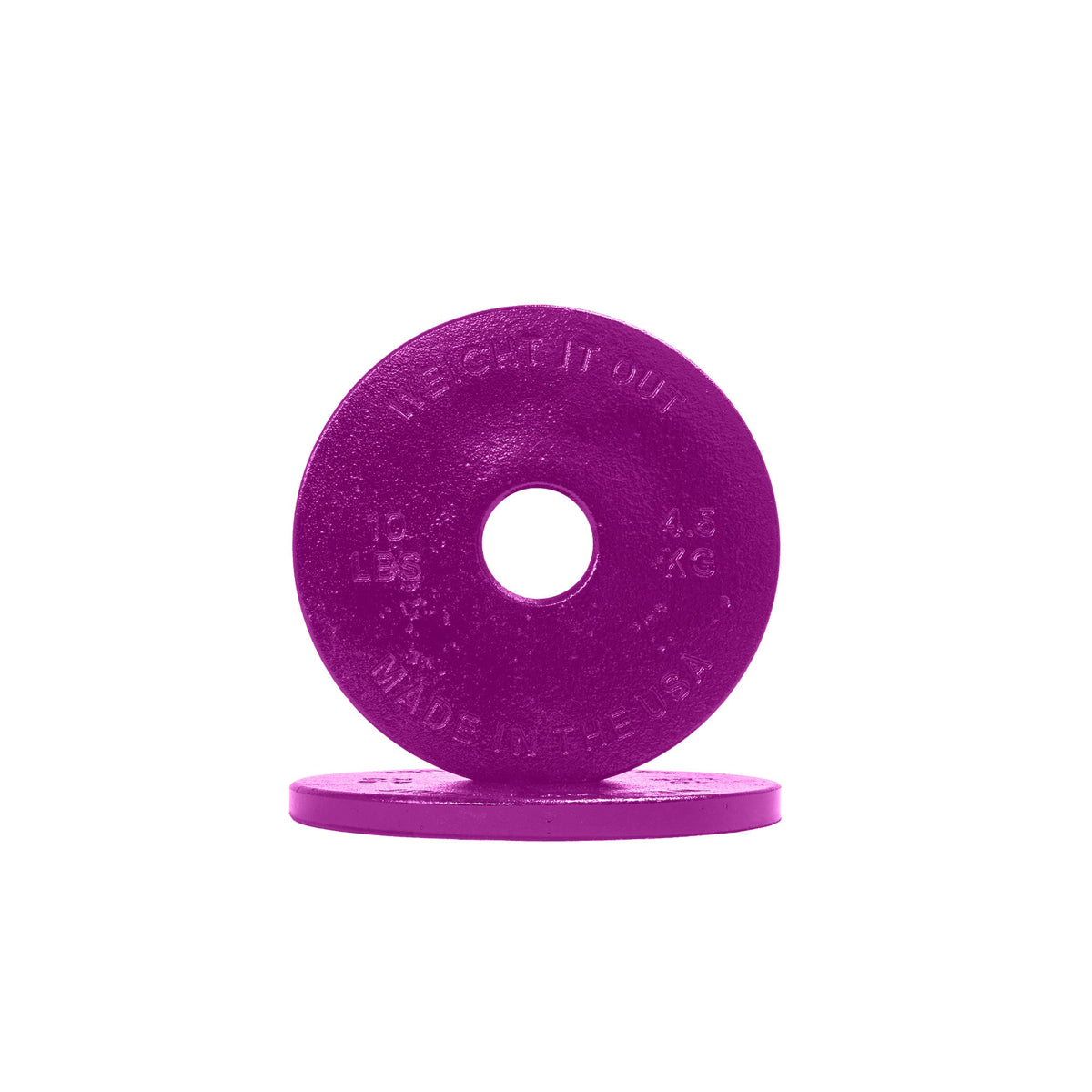 Standard 1" Center Hole Cast Iron Machined Weight Plate Pairs
