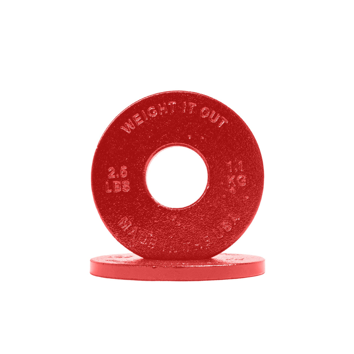 Standard 1" Center Hole Cast Iron Machined Weight Plate Pairs
