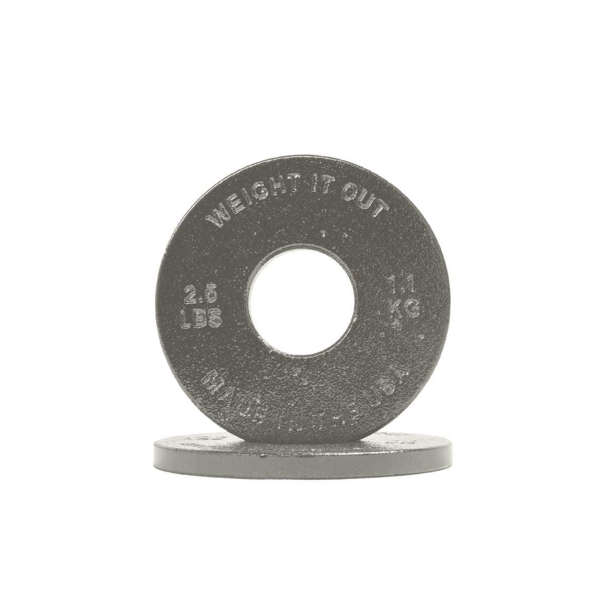 Standard 1" Center Hole Cast Iron Machined Weight Plate Pairs
