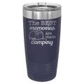 Camping 20 oz Tumbler | Navy