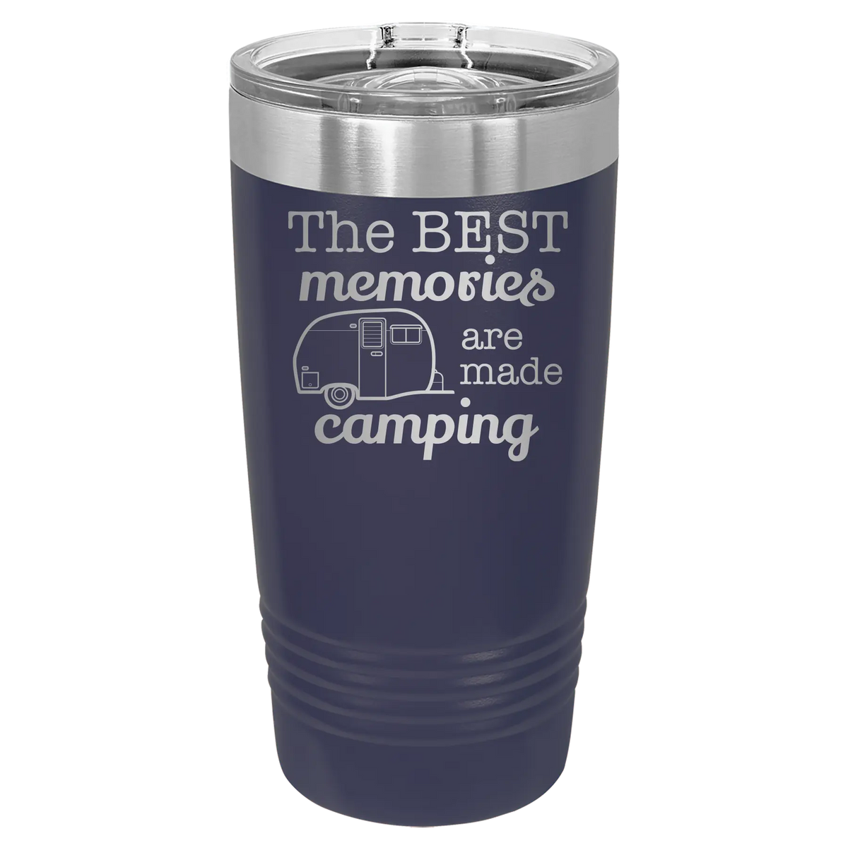 Camping 20 oz Tumbler | Navy