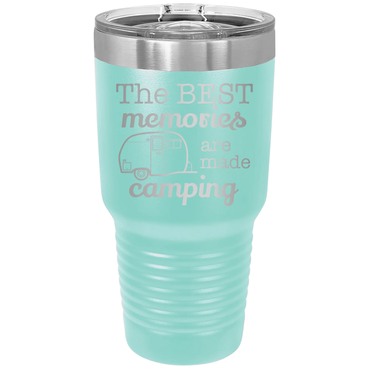 Camping 30 oz Tumbler | Teal