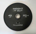 'Thumper' Thin Bumper Weight Plate Sets. (Thinnest Bumper Plates Ever!)