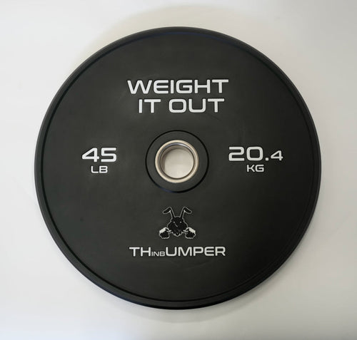 'Thumper' Thin Bumper Weight Plate Sets. (Thinnest Bumper Plates Ever!)