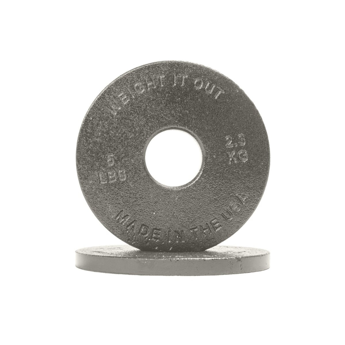 Standard 1" Center Hole Cast Iron Machined Weight Plate Pairs