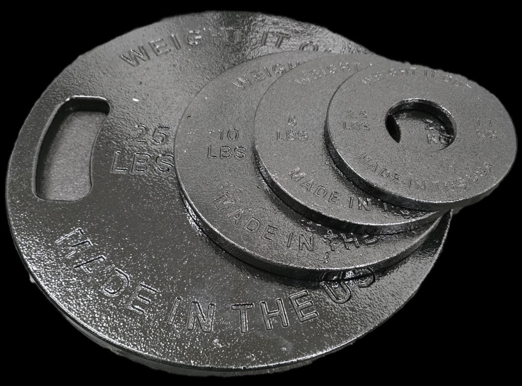 Cast Iron Machined Weight Plate Sets