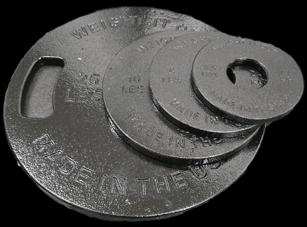 Cast Iron Machined Weight Plate Sets