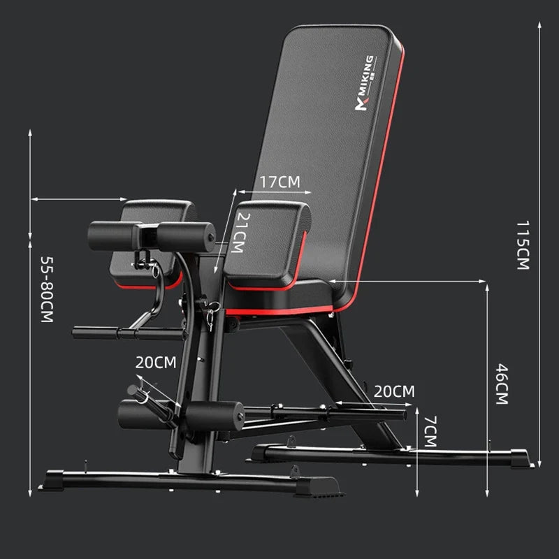 Multi-Function Weightlifting Bench – Adjustable Home Gym Fitness Bench