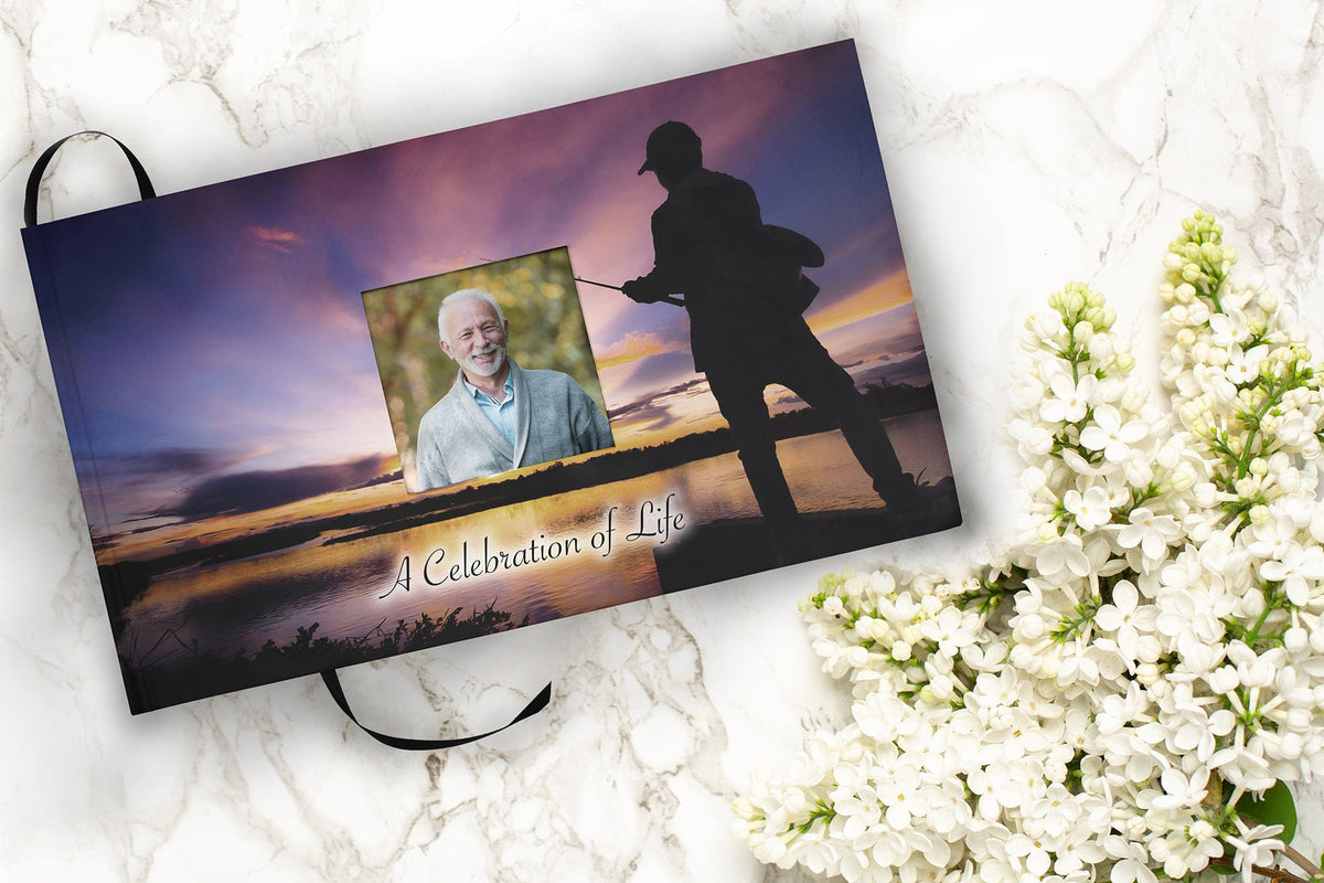 Gone Fishing Cremation Urns for Human Ashes - Large Adult Funeral Urn